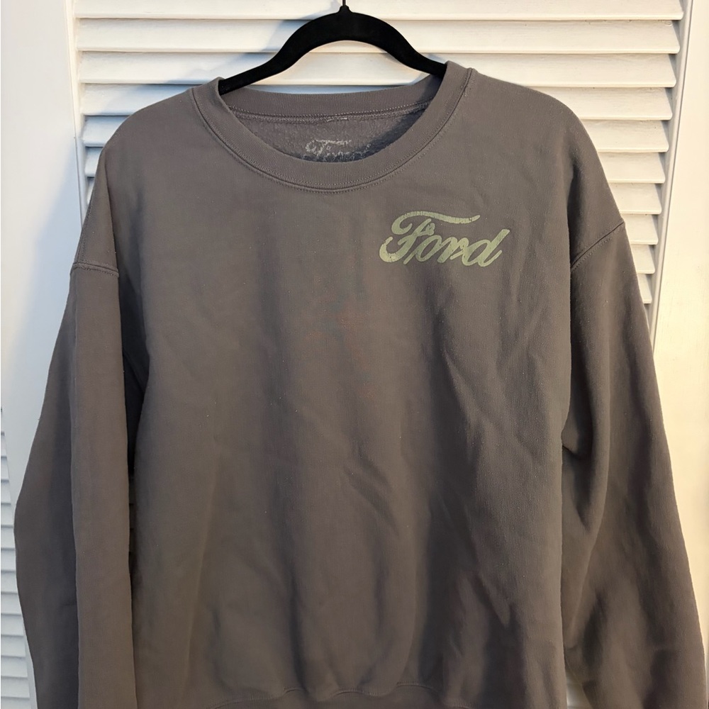 Vintage Ford Bronco Crewneck Sweatshirt Gray Size L